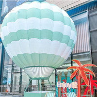 Ballon à air chaud gonflable personnalisé avec logo imprimé pour les promotions sur les toits, tailles et couleurs personnalisées