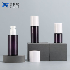 Minnie Push Button Cosmetic <b>Bottle</b> 30ml 50ml Petpp Cylinder With Press <b>Pump</b> For Hydrosol Makeup Remover - Product Image 2