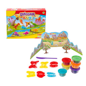 Jouet STEM Pâte à modeler Dinosaure Ensemble de pâte à modeler pour enfants Ensemble de pâte à modeler DIY Argile colorée Jouet - Product Image 6