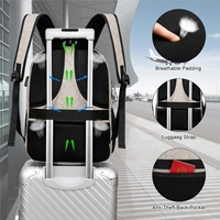 Sac à dos pour ordinateur portable pour homme OEM ODM, résistant à l'eau, pour le travail et les voyages, avec port de charge USB, grande capacité