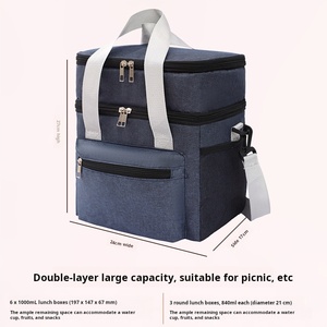 Nuova Borsa Termica Grande Capacità per Picnic e Campeggio, Borsa Frigo Portatile a Tracolla per il Pranzo - Product Image 5
