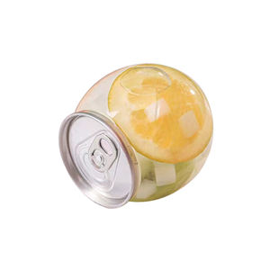 Lata Redonda de Plástico PET de 250/330/500 ml para Bebidas, con Serigrafía y Apertura Fácil, para Refrescos, Jugos, Té y Café - Product Image 5