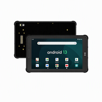 Tablet Android Tangguh 8 Inci Android 13 Tablet Industri IP65 4G LTE GPS NFC 7800mAh Pemindai Barcode 1D/2D Sidik Jari Opsional