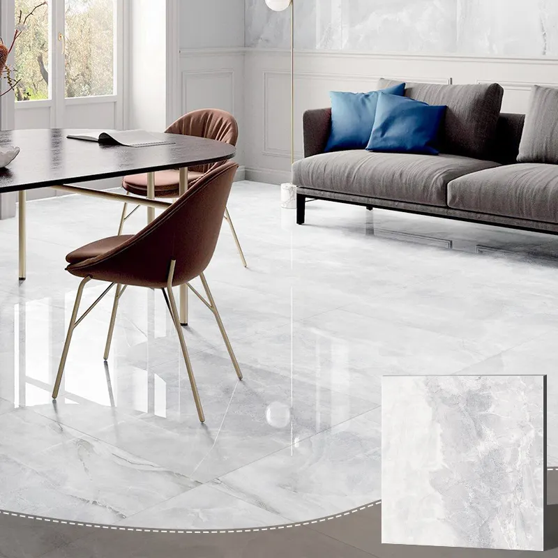 Goodone Marble Stone Look Interior Floor Gray Porcelain Polished Tile Bathroom Ceramic