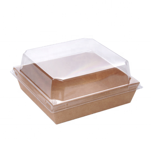 Brown Kraft <strong>Paper</strong> Ivory Board Roll-up <strong>Box</strong> for Tiramisu <strong>Cake</strong> Sushi Sandwich Custard Tart Burger Packing-Durable Eco-Friendly - Product Image 5