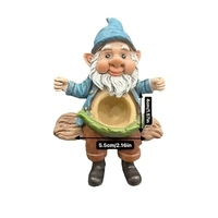 Mangeoire à oiseaux suspendue Oniya Garden Gnome pour oiseaux sauvages, décor de jardin amusant, décoration de pelouse et de jardin.