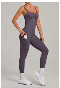Mono Deportivo Nuevo OEM para Mujer, Enterizo, Ropa Deportiva, Mono Ajustado para Entrenamiento - Product Image 3