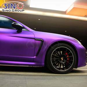 CM-08 1.52X18M Chrome Matte Orange Super Elastis Anti Kuning Film Pembungkus Mobil Pembungkus Tubuh Vinil - Product Image 1