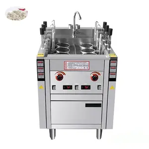 Noodle Cooker With Automatic Lifting Function Stainless Steel Pasta Cooker Basket 6 Baskets Auto Lift Pasta Cooker