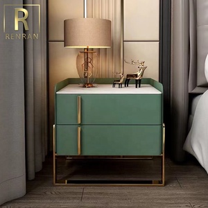 Italian Elegant Modern <strong>Bedside</strong> <strong>Table</strong> <strong>Green</strong> Orange Wooden Night Stand <strong>Bedside</strong> <strong>Table</strong> With Storage Small Bed <strong>Tables</strong> - Product Image 3