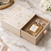 Boîte à parfum portable, écologique et recyclable avec insert en éponge de précision pour le rangement de parfums de voyage et la présentation de cadeaux
