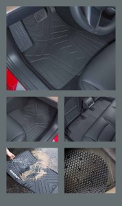 พรมปูพื้นรถยนต์สำหรับ VW <span class=keywords><strong>Jetta</strong></span> 2011-18พรมปูพื้นรถยนต์แบบแข็ง - Product Image 6
