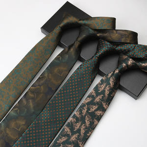 <span class=keywords><strong>Corbata</strong></span> de Flores Paisley Verde para Hombre, Accesorios de Moda al por Mayor, <span class=keywords><strong>Corbata</strong></span> Formal para Negocios y Fiestas - Product Image 1