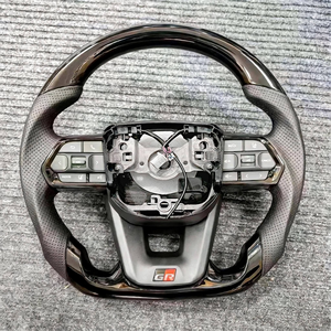 Leder-Lenkrad mit 5-Funktionen für Hilux, Fortuner, Camry, Land Cruiser, Corolla, Hiace 86, Mark X, Prado, Yaris, Rav4, JETTA M4 - Product Image 1