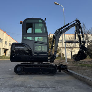 Mini-excavatrice multifonctionnelle 2,5 tonnes avec cabine agricole et moteur Kubota certifié CE EPA, rotation à 360 degrés, livraison gratuite - Product Image 1