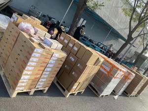 Cadre de porte en aluminium 71T950A Blu m avec agate noire et ressort, compatible avec la charnière BLUMOTION Blu m 95 degrés - Product Image 3