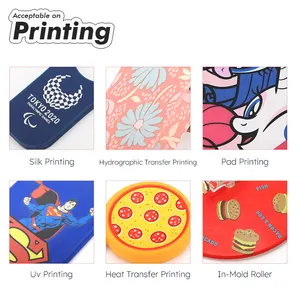 Custom Logo Embossing 3D Silicon Mat Kitchen Plastic Silicone Mat Heat Resistant Soft Pvc Rubber Cup Coasters For Drinks