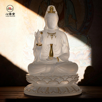 Statuette de Bouddha en cristal sculptée à la main pour le bureau, décoration Feng Shui, richesse, succès, méditation, cadeau, ornement en cristal