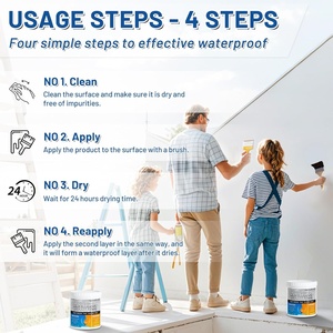 Liquid Polyurethane Waterproof <b>Sealant</b> Coating Eco-Friendly Durable High-Strength Invisible Repairing <b>Leak</b> Agent <b>for</b> <b>Roofs</b> - Product Image 5