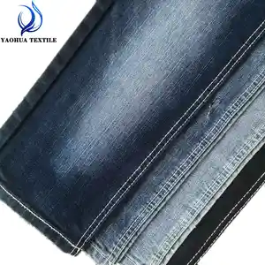 2081 sarja tecido jeans de poliéster 2/1 algodão, viscose spandex stretch com preços competitivos