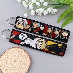 Llavero de tela con etiqueta tejida de <span class=keywords><strong>anime</strong></span> Yu-Gi-Oh!, Black Butler, Souls Eatered - Product Image 4