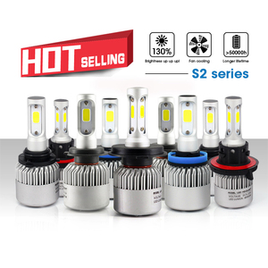 ไฟหน้ารถยนต์ LED S2 H7 72W พร้อมหลอดไฟ LED H7 8000lm - Product Image 2