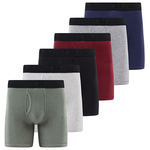 Boxer e <span class=keywords><strong>Slip</strong></span> da <span class=keywords><strong>Uomo</strong></span> in <span class=keywords><strong>Cotone</strong></span> <span class=keywords><strong>100</strong></span>% Traspirante con Logo Personalizzato - Servizio OEM con Logo sulla Vita - Product Image 1