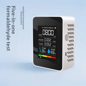 Detector de Calidad del Aire 5 en 1 de Alta Precisión para Formaldehído, Dióxido de Carbono, Temperatura y Humedad - Product Image 3