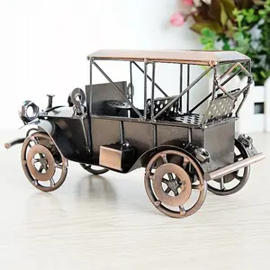 Wholesale Iron Craft Vintage Diecast Car Model Vehicles Model Home Decoration Toy Car