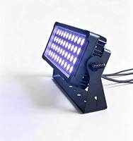 Projecteurs LED de scène 44x10W RGBW DMX512 IP68 étanches, CRI 95 élevé, faisceau lumineux, pour architecture, sols de danse, murs, à intensité variable