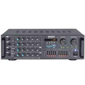 Amplificador estéreo de mixagem real rms 100w pa com bt