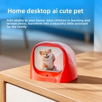 Accessoire de voiture robot intelligent IA avec contrôle par application, animal électronique, jouet tendance, compagnon, ornement décoratif de voiture avec émoticônes