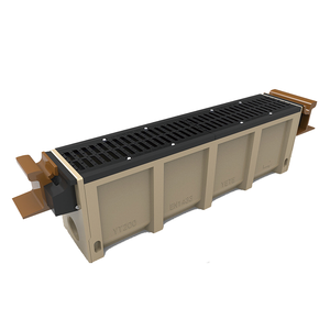 <span class=keywords><strong>Caniveau</strong></span> de drainage préfabriqué en résine polymère SMC pour eaux de pluie, canal de drainage en forme de U, gouttière - Product Image 2