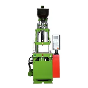 Three pin rectangular cable plug making machine automatic vertical injection molding machine