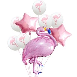 Luau été <span class=keywords><strong>piscine</strong></span> jeu fête palmier boules de plage banane feuille ballons pack ananas lunettes colliers photo accessoires ensemble - Product Image 5