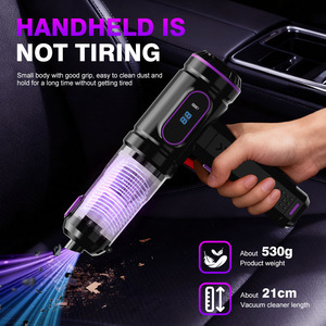 <span class=keywords><strong>Aspirateur</strong></span> de voiture, <span class=keywords><strong>aspirateur</strong></span> portatif sans fil, <span class=keywords><strong>aspirateur</strong></span> intégré à aspiration et soufflage haute puissance - Product Image 2