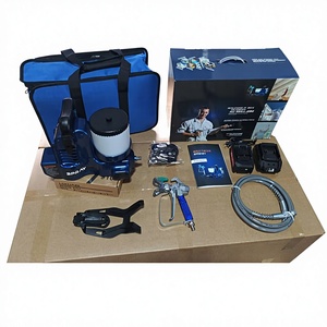 Pistolet de pulvérisation sans air à batterie, moteur sans balais, haute pression 2500 PSI, capacité de la cuve 1200 ml, <span class=keywords><strong>pour</strong></span> <span class=keywords><strong>peinture</strong></span> automobile DIY - Product Image 5