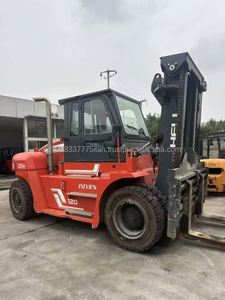 <b>Used</b> Heli 12 Ton Diesel Forklift 3m Lifting Height 4X4 Drive Seated Operation Heli 120 100 160 70 50 30 25 20 Forklift - Product Image 2