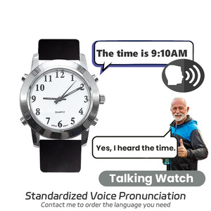 Reloj Hablante MAUJOY con Acento Americano y Números Grandes para Personas con Discapacidad Visual, Ciegas o Ancianos - Product Image 2