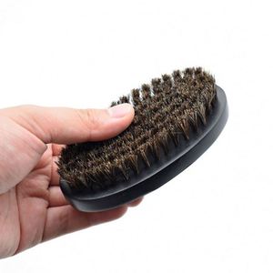 Cepillo de limpieza de barba de cerdas suaves de jabalí al por mayor para hombres - Product Image 2
