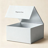 Boîte d'emballage magnétique en carton de luxe pour extensions de cheveux, vente en gros d'usine, boîte cadeau personnalisée de qualité supérieure, grand format