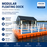 Maison flottante modulaire préfabriquée en acier et aluminium, type conteneur, maisonnette mobile, capsule spatiale, ponton, vente chaude aux États-Unis