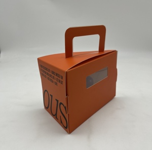 Tùy chỉnh tông tam giác bánh hộp, Slice Bánh hộp với xử lý, mảnh bánh Hộp bao bì - Product Image 5