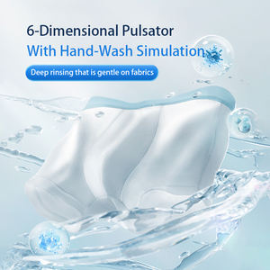 Máquina de Lavar Roupa Semiautomática Pequena Portátil Sem Fio Recarregável para Peças Íntimas - Product Image 4