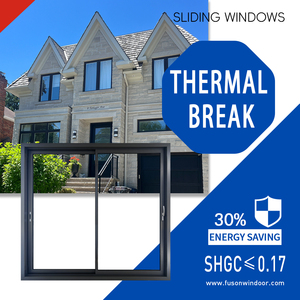 Fuson cài đặt hệ thống cửa sổ nhôm cửa sổ xoay cửa sổ lớn - Product Image 6