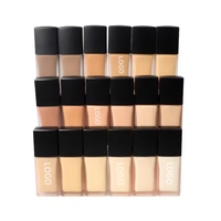 Fond de teint vegan longue tenue, waterproof, couvrance totale, 18 couleurs, marque privée
