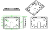 Monitor Impermeable AHD de 6 Canales y 10.1 Pulgadas |   Pantalla de Grabación DVR con 6 Divisiones |   1080P |   Camión Minero de Amplio Rango de Voltaje 12-36V