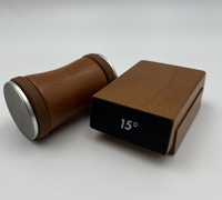 Aiguiseur de couteaux à roulettes magnétique en bois Outil de cuisine avec 400/1000 mailles diamantées en 15 et 20 angles