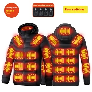 Người Đàn Ông Của Phong Cách Đồng Bằng Nhuộm Mùa Đông Và Mùa Thu Áo Khoác Thông Minh Quần Áo USB Nước Nóng Áo Khoác Nóng Xuống Áo Khoác Nước Nóng Áo Khoác Người Đàn Ông - Product Image 6