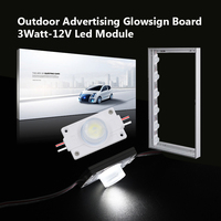 Module LED 3W Edge Light haute puissance 3535 SMD injection CE ROHS 12V pour enseignes et caissons lumineux publicitaires
